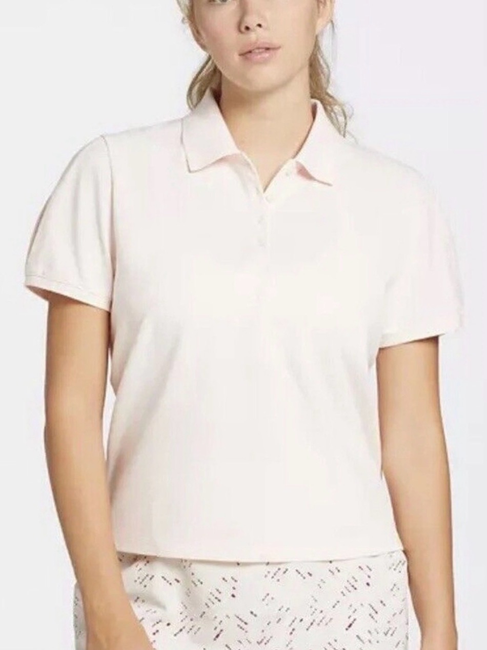 Nwt Calia By Carrie Underwood Renew Collection Pale Pink Short-Sleeve Polo